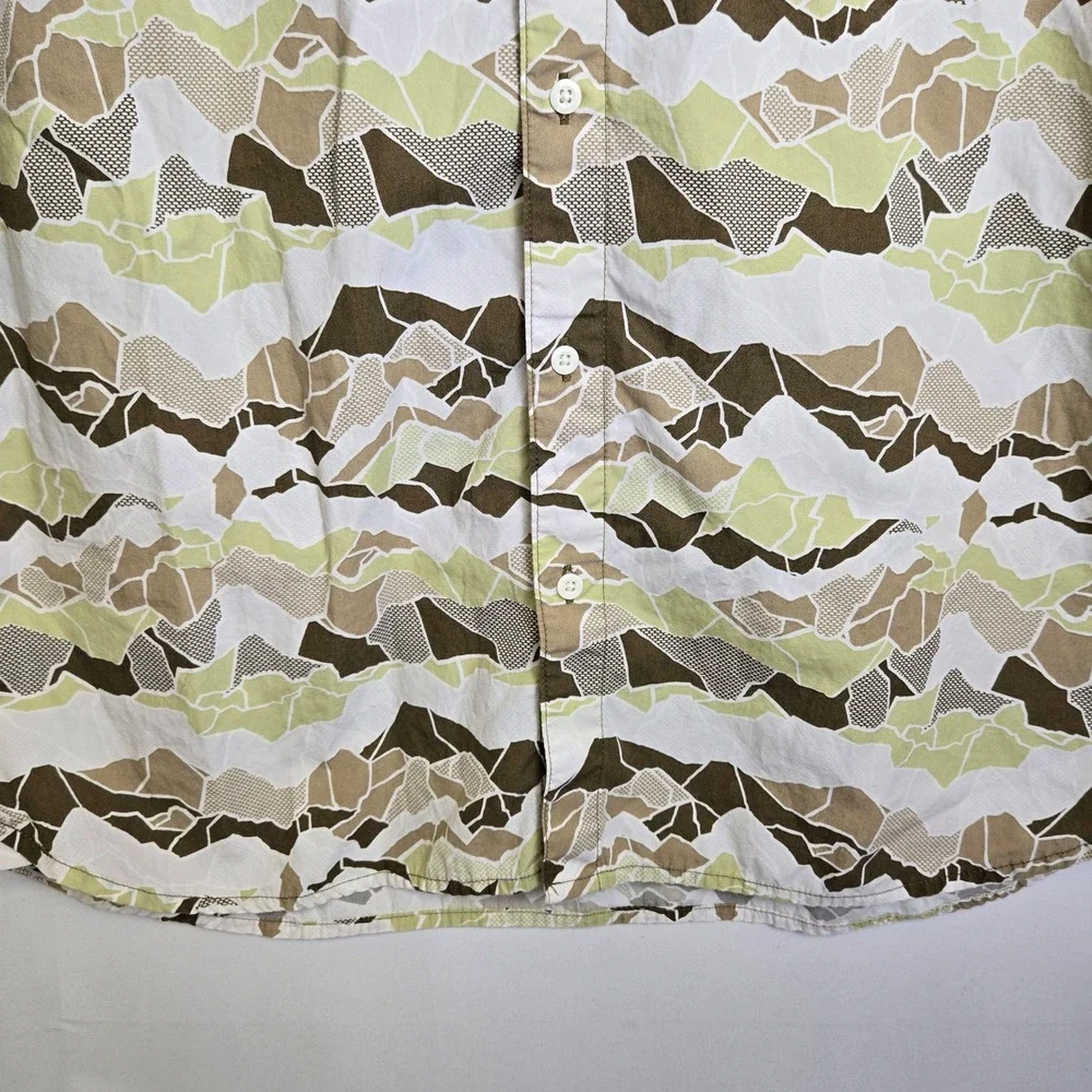 The North Face Short Sleeve Baytrail Pattern Camp Shirt NF0A55ND Cotton XL